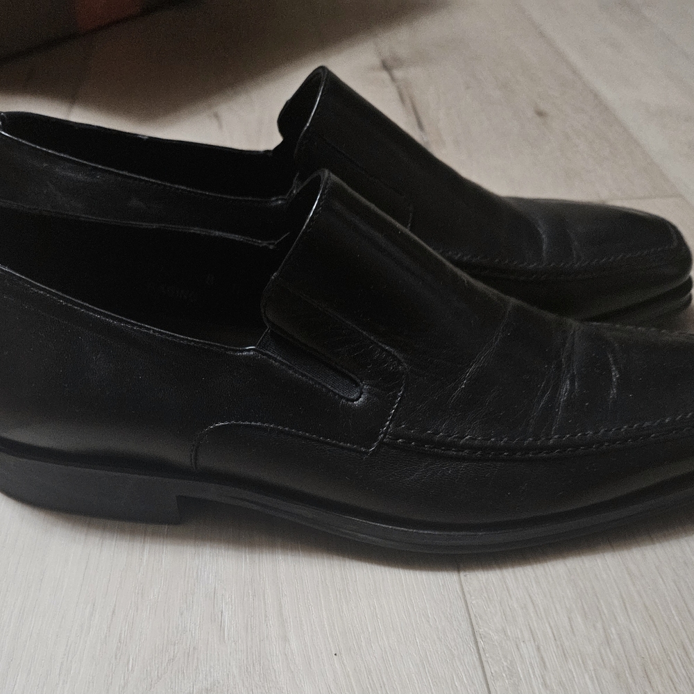 Bruno Magli Classic Black Slip-On Loafers
